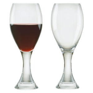 Set of 2 Manhattan Red Wine Glasses